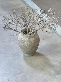 Grote plantenpot Loev van cement met antieke afwerking, Cement, Beige, Ø 31 x H 36 cm