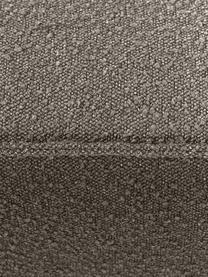 Pouf en tissu bouclé Lennon, Bouclé grège, larg. 88 x prof. 88 cm