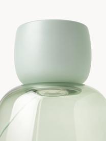 Kleine Tischlampe Beira, Lampenschirm: Glass, Salbeigrün, Ø 20 x H 25 cm