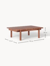 Zahradní konferenční stolek Matheus, Masivní akáciové dřevo, kov

Tento produkt je vyroben z udržitelných zdrojů dřeva s certifikací FSC®., Tmavé dřevo, Š 110 cm, V 75 cm