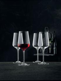 Kristall-Rotweingläser ViNova, 4 Stück, Kristallglas, Transparent, Ø 9 x H 24 cm, 550 ml