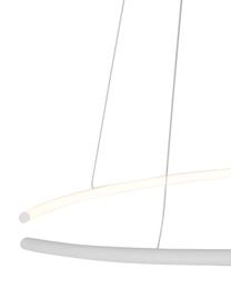 Grande suspension LED moderne Breda, Blanc, Ø 70 x haut. 200 cm