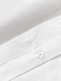 Baumwollperkal-Bettdeckenbezug Brody mit Steppmuster in Origami-Optik, Webart: Perkal Fadendichte 200 TC, Weiss, B 200 x L 200 cm