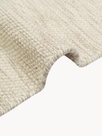 Tapis en laine tissé main, chiné Asko, Beige, larg. 70 x long. 140 cm (taille XS)