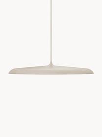 LED hanglamp Artist, Lampenkap: gecoat metaal, Diffuser: kunststof, Lichtbeige, mat, Ø 40 x H 6 cm