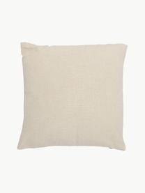 Coussin en coton Memmo, Beige clair, multicolore, larg. 40 x long. 40 cm