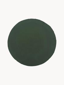 Obrus Wilhelmina, 100% bawełna, Ciemny zielony, Ø 200 cm