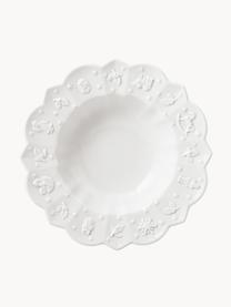 Assiettes creuses Toy's Delight, 6 pièces, Porcelaine Premium, Blanc cassé, Ø 24 cm