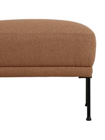 Pouf Fluente, Tissu brun clair, larg. 62 x prof. 50 cm