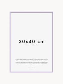 Handgefertigter Bilderrahmen Explore, verschiedene Größen, Rahmen: Kiefernholz, Vorderseite: Acrylglas Dieses Produkt , Lavendel, 30 x 40 cm