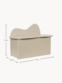 Holz-Kindersitzbank Slope mit Stauraum, Mitteldichte Holzfaserplatte (MDF), lackiert

Dieses Produkt wird aus nachhaltig gewonnenem, FSC®-zertifiziertem Holz gefertigt., Hellbeige, B 75 x T 38 cm