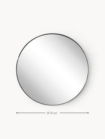 Miroir mural rond Lacie, Argenté, Ø 55 cm