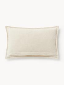 Poszewka na poduszkę z bawełny Vicky, 100% bawełna, Kremowobiały, S 30 x D 50 cm