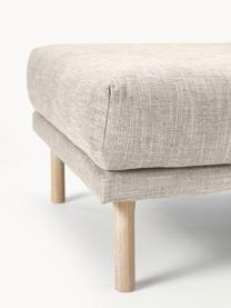 Sofa-Hocker Adrian, Bezug: 47 % Viskose, 23 % Baumwo, Gestell: Sperrholz, Webstoff Hellbeige, B 90 x T 90 cm