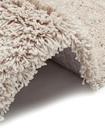 Flauschiger Hochflor-Läufer Dreamy mit Fransen, Flor: 100 % Polyester, GRS zert, Beige, B 80 x L 250 cm