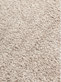 Alfombra corredor de pelo largo con flecos Dreamy, 100% poliéster con certificado GRS, Beige, An 80 x L 250 cm