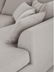 Grosses Ecksofa Zach in Taupe, Bezug: Polypropylen Der hochwert, Webstoff Taupe, B 300 x T 213 cm, Eckteil links