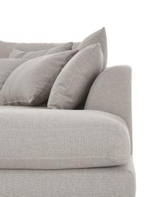 Grosses Ecksofa Zach in Taupe, Bezug: Polypropylen Der hochwert, Webstoff Taupe, B 300 x T 213 cm, Eckteil links