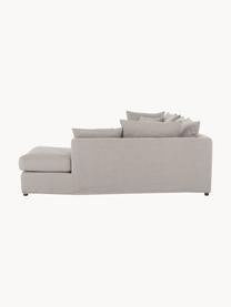 Großes Ecksofa Zach, Bezug: Polypropylen Der hochwert, Füße: Kunststoff, Webstoff Taupe, B 300 x T 213 cm, Eckteil links