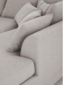 Divano angolare grande Zach, Rivestimento: polipropilene Il rivestim, Piedini: plastica, Tessuto taupe, Larg. 300 x Prof. 213 cm, chaise-longue a sinistra