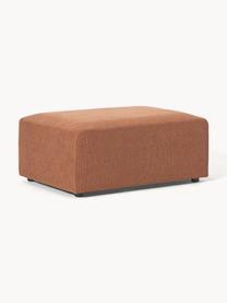 Hocker Melva, B 99 x T 72 cm, Bezug: 100 % Polyester Der strap, Gestell: Massives Kiefern- und Fic, Webstoff Nougat, B 99 x T 72 cm