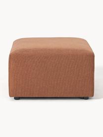 Hocker Melva, B 99 x T 72 cm, Bezug: 100 % Polyester Der strap, Gestell: Massives Kiefern- und Fic, Webstoff Nougat, B 99 x T 72 cm