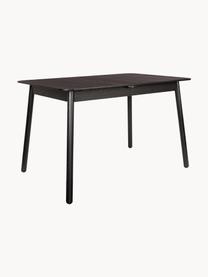 Rozkladací jedálenský stôl Glimps, Čierna, Š 120 do 162 x H 80 cm