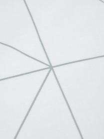 Funda nórdica doble cara de algodón Marla, Gris y blanco estampado, Cama 150/160 cm (240 x 220 cm)