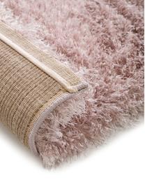 Glänzender Hochflor-Teppich Lea in Rosa, 50% Polyester, 50% Polypropylen, Rosa, B 300 x L 400 cm (Größe XL)