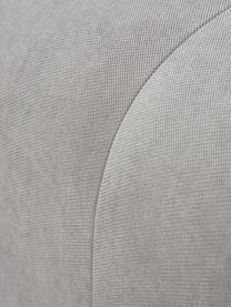 Poggiapiedi da divano Lena, Rivestimento: tessuto (88% poliestere, , Struttura: legno di pino, legno lami, Piedini: plastica, Tessuto grigio chiaro, Larg. 76 x Prof. 76 cm