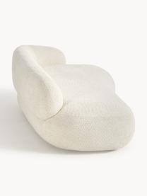 Sofa Alba (3-Sitzer) aus Teddy-Bouclé, Bezug: 100 % Polyester Der strap, Gestell: Massives Fichtenholz, Kie, Füße: Kunststoff Dieses Produkt, Teddy-Bouclé Off White, B 235 x T 114 cm, Rückenlehne links