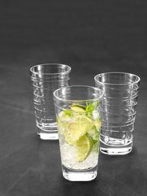 Bicchiere acqua Vario 6 pz, Vetro di soda-calce, Trasparente, Ø 8 x Alt. 13 cm