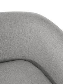 Modulaire chaise longue Sofia, Bekleding: 100% polypropyleen. Met 2, Frame: massief grenen, spaanplaa, Poten: kunststof., Geweven stof grijs, B 340 x D 95 cm, rugleuning rechts