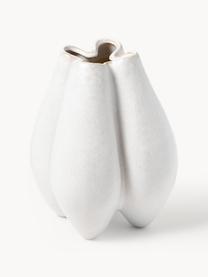 Große Vase Frida aus Steingut, H 31 cm, Steingut, Off White, B 26 x H 31 cm