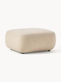 Pouf Sofia, Tissu beige clair, larg. 99 x haut. 44 cm