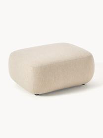 Pouf Sofia, Tissu beige clair, larg. 99 x haut. 44 cm