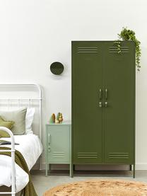 Petite armoire Twinny, Acier, revêtement par poudre, Vert foncé, larg. 85 x haut. 183 cm