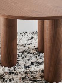 Okrągły stół Colette, Płyta pilśniowa średniej gęstości (MDF) z fornirem z drewna orzechowego, Drewno naturalne, Ø 120 x W 72 cm