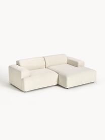 Sofá rinconera Melva (3 plazas), Tapizado: 100% poliéster Alta resis, Estructura: madera de pino y abeto ma, Patas: plástico. Este producto e, Tejido Off White, An 238 x F 143 cm, chaise longue izquierda