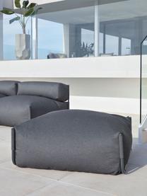 Outdoor-Pouf Square, Bezug: Polyester, Polypropylen, , Gestell: Aluminium, lackiert, Schwarz, B 101 x T 101 cm