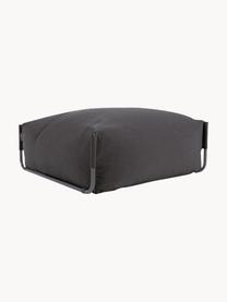 Outdoor-Pouf Square, Bezug: Polyester, Polypropylen, , Gestell: Aluminium, lackiert, Schwarz, B 101 x T 101 cm