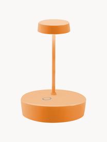 Mobiele dimbare LED tafellamp Swap Mini, Lamp: aluminium, gecoat, Oranje, Ø 10 x H 15 cm