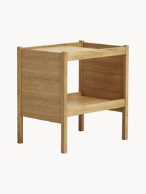 Odkládací stolek z dubového dřeva Journal, Dubové dřevo, dubová dýha, Dubové dřevo, Š 41 cm, V 43 cm