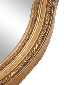 Barock-Wandspiegel Muriel, Rahmen: Massivholz, FSC-zertifizi, Spiegelfläche: Spiegelglas, Rückseite: Metall, Mitteldichte Holz, Goldfarben, B 90 x H 120 cm