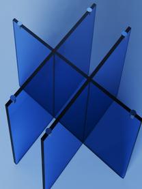 Runder Glas-Esstisch Anouk, Ø 120 cm, Glas, Blau, transparent, Ø 120 cm