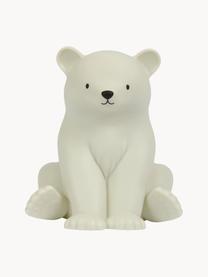 Lampada per bambini con funzione timer Polar Bear, Plastica, Bianco latte, Larg. 16 x Alt. 18 cm