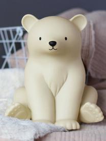 Kinderkamerlamp Polar Bear met timerfunctie, Kunststof, Lichtbeige, B 16 x H 18 cm