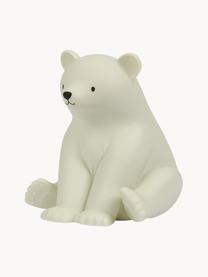 Veilleuse à intensité variable avec fonction minuterie Polar Bear, Plastique, Beige clair, larg. 16 x haut. 18 cm