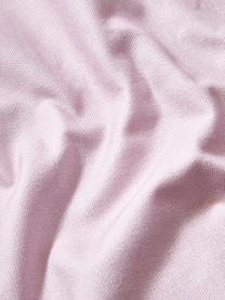 Copricuscino con motivo invernale Doggo, 100% cotone, Rosa chiaro, multicolore, Larg. 45 x Lung. 45 cm