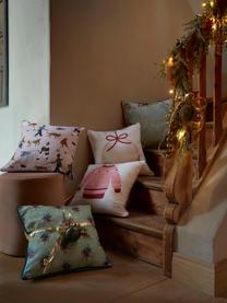 Poszewka na poduszkę Doggo, 100% bawełna, Blady różowy, wielobarwny, S 45 x D 45 cm